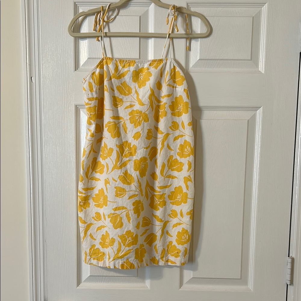 Yellow Floral Sundress